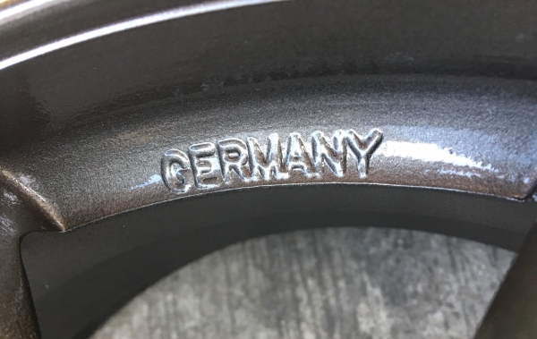 ล้อแม็ก Germany 4รู100 ขอบ 14 สีเทากัน