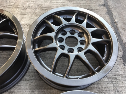 ล้อแม็ก Germany 4รู100 ขอบ 14 สีเทากัน