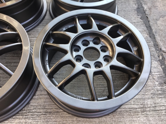 ล้อแม็ก Germany 4รู100 ขอบ 14 สีเทากัน