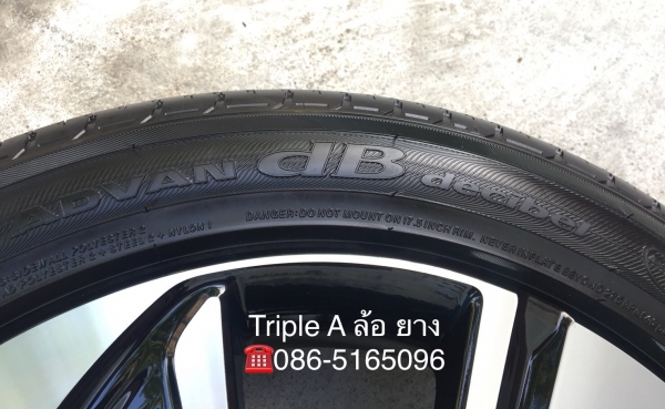 ล้อแม็กป้ายแดง Honda Civic FK ขอบ 17 พร้อมยางป้ายแดง 215-50-17 ปี 18 Yokohama ใหม่ๆ กริ๊ปทุกวง