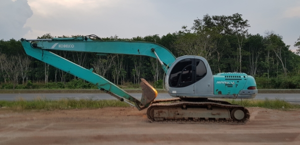 ขายรถแบคโฮ KOBELCO SK200 MarkV Super บูมยาว 16 เมตร สภาพดี พร้อมใช้งาน