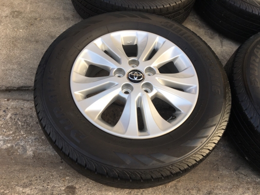 ล้อแม็ก Toyota Revo ขอบ 16 พร้อมยาง Bridgestone 215-65-16 ปี 17