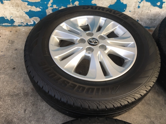ล้อแม็ก Toyota Revo ขอบ 16 พร้อมยาง Bridgestone 215-65-16 ปี 17