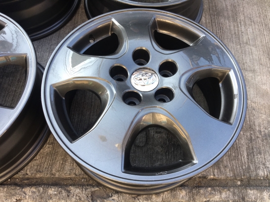 ล้อแม็ก Toyota Vigo Champ สีเทาดำ ขอบ 16