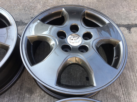 ล้อแม็ก Toyota Vigo Champ สีเทาดำ ขอบ 16