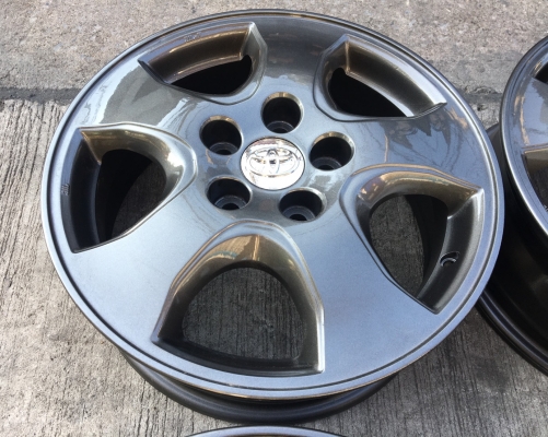 ล้อแม็ก Toyota Vigo Champ สีเทาดำ ขอบ 16