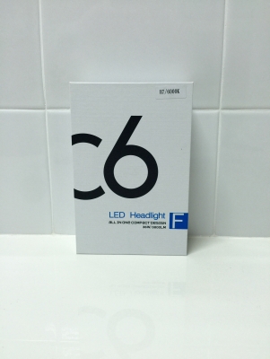 ขายไฟหน้ารถยี่ห้อ C6 แบบ LED HEADLIGHT รุ่น H7 3800LM