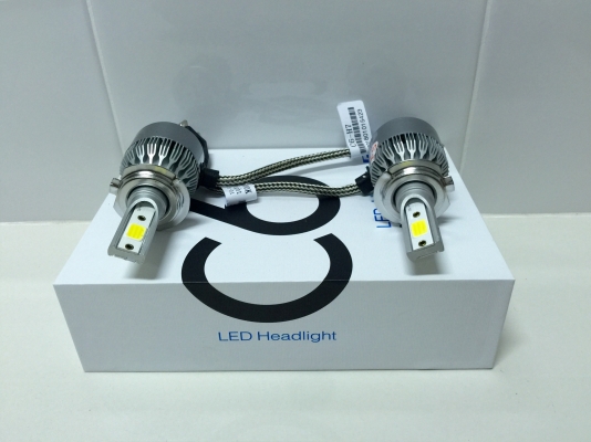 ขายไฟหน้ารถยี่ห้อ C6 แบบ LED HEADLIGHT รุ่น H7 3800LM