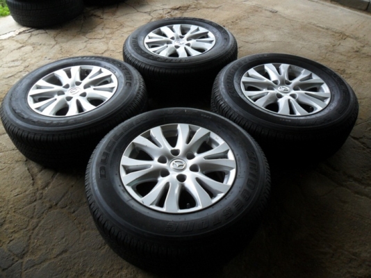 แม็กกระบะ ขอบ17 เอนไกแท้ 6รู139 รัดยางดอกหนา