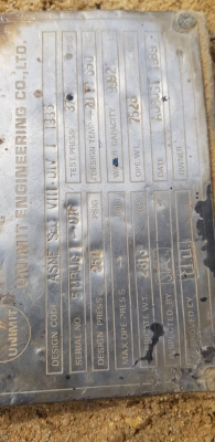 ขายถังแก๊สใต้ดินขนาด 10000 ลิตรสภาพสวยๆ