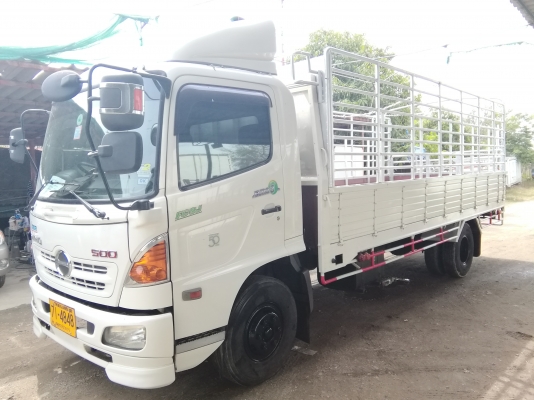 6 ล้อกลาง *EURO3* HINO *ซีรีย์500* FC9J 150 แรงม้า *คอมมอนเรว* ยาว 5.50 ม.* รถสวยเดิม+สวยจริง * รถห้างแท้ * มีเล่มพร้อมโอน *