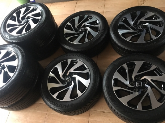 ล้อแม็กซ์ป้ายแดง New Civic FC ขอบ16" พร้อมยาง 215/55/16 ล้อแม็กซ์ป้ายแดง New Civic FC ขอบ16" พร้อมยาง 215/55/16