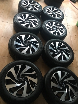 ล้อแม็กซ์ป้ายแดง New Civic FC ขอบ16" พร้อมยาง 215/55/16
