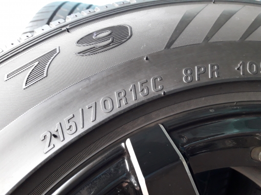 แม็ก15 6รู พร้อมยาง