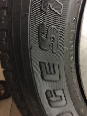 ขายล้อแม็กซ์ป้ายแดง All New Fortuner 18 พร้อมยาง bridgestone 265/60/18 ปี 18