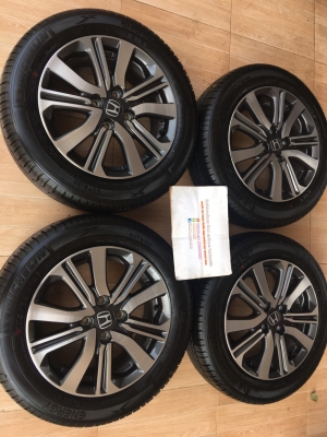 ขายล้อแม็กซ์ All new City 2017 15" ยาง Michelin 175/65/15 ปลายปี 17