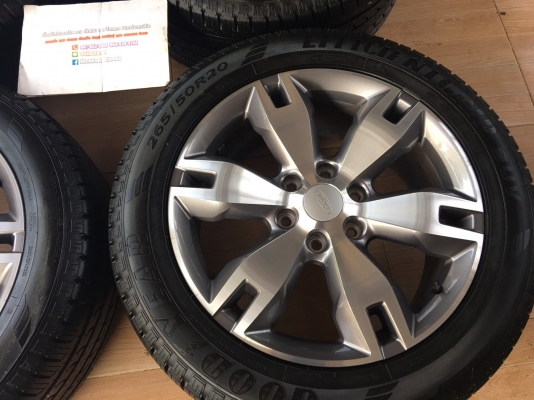 ขายล้อแม็กซ์ป้ายแดง All New Ford Everest ขอบ 20" ยาง Goodyear 265/50/20 ปลายปี 52/17
