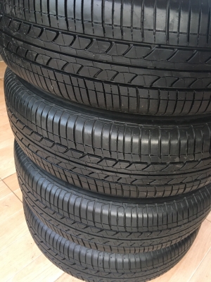 ล้อแม็กซ์ นิสสันมาร์ช 15 พร้อมยางบริดโตน 175/65/15