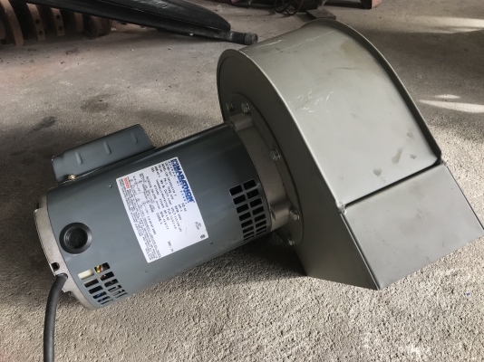 ขายพัดลมโบวเวอร์ดูด-เป่าอากาศ แรงดันสูง Marathon made in USA 1HP. 3450rpm. 220V ไฟบ้าน รุ่นรอบจัดพิเศษ ของใหม่เก่าเก็บไม่เคยใช้งาน ราคา 3,400 บาท