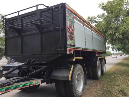 Isuzu DECA 270 แรง ยูโรทู ปี 47 เครื่องดำ แม่ลูกดัมพ์สามเพลาแท้ สวยเดิมพร้อมใช้งาน