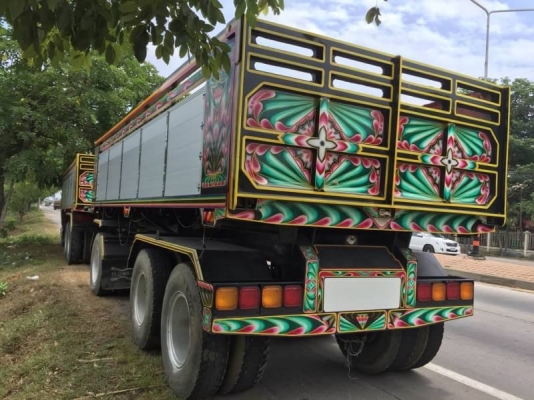 Isuzu DECA 270 แรง ยูโรทู ปี 47 เครื่องดำ แม่ลูกดัมพ์สามเพลาแท้ สวยเดิมพร้อมใช้งาน