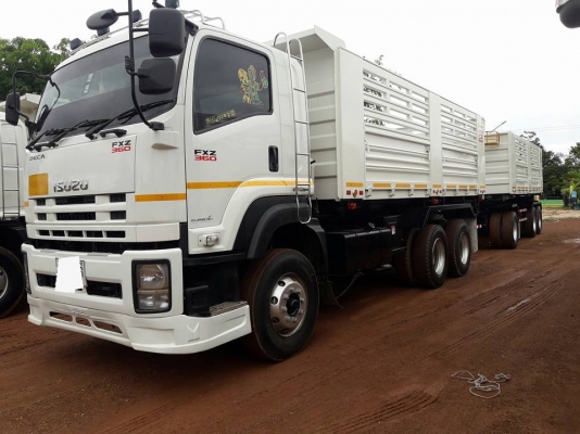 Isuzu 360 แรง ปี 58 แม่ลูกดัมพ์สามมิตร ไมล์ 80,xxx สวยเดิมพร้อมใช้งานค่ะ