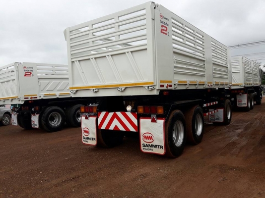 Isuzu 360 แรง ปี 58 แม่ลูกดัมพ์สามมิตร ไมล์ 80,xxx สวยเดิมพร้อมใช้งานค่ะ