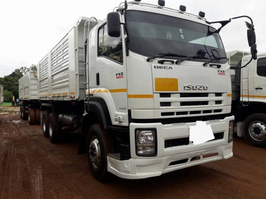 Isuzu 360 แรง ปี 58 แม่ลูกดัมพ์สามมิตร ไมล์ 80,xxx สวยเดิมพร้อมใช้งานค่ะ