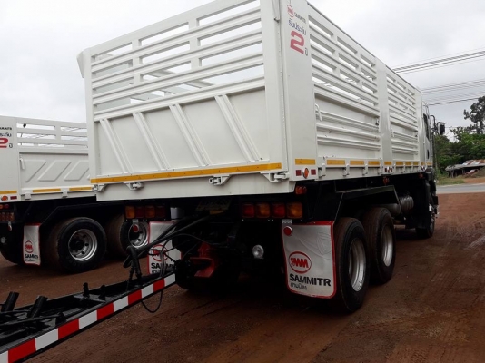 Isuzu 360 แรง ปี 58 แม่ลูกดัมพ์สามมิตร ไมล์ 80,xxx สวยเดิมพร้อมใช้งานค่ะ