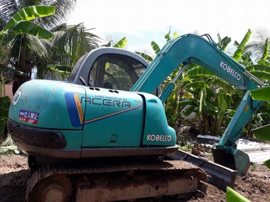 ขาย 695,000 KOBELCO sk 60-5 ไฟฟ้าครบ เครื่องดี ปั้มแรง เอวแน่น ช่วงล่างเต็ม สภาพเก่านอก รถสวยพร้อมใช้งาน รถอยู่ ปทุมธานี สามโคก 090-772-3710 090-772-3708