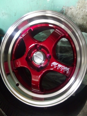 ม็กใหม่ขอบ 15 ราคา 7900 พร้อมยางไทย 12900 บาท พร้อมติดตั้ง