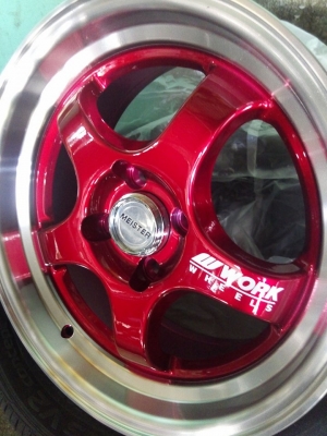 ม็กใหม่ขอบ 15 ราคา 7900 พร้อมยางไทย 12900 บาท พร้อมติดตั้ง