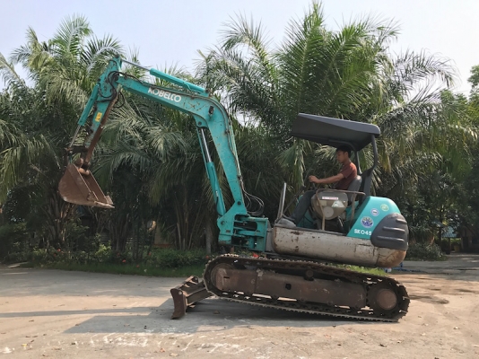 ขายแบคโฮ KOBELCO SK45 ลายหัวแย๊ก บุ้งกี๋ ปั้มนิ้ว แทรคเหล็ก ครบๆ สวยเดิมจากญี่ปุ่น ทำงานสมบูรณ์ทุกระบบ รับรองไม่ผิดหวัง 365,000 เท่านั้น!!