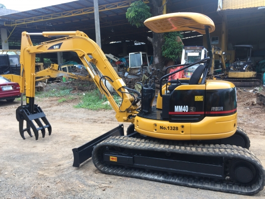 ขายรถขุด MITSUBISHI MM40CR(มือคีบ,บุ้งกี้) ทำสีใหม่,เช็ดระบบ,พร้อมลงงาน,ฟรีจัดส่งทั่วไทย,รถเก่านอก