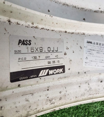 ขายล้อ W_WORK ขอบ 16" กว้าง 9" MADE IN JAPAN สวยๆ