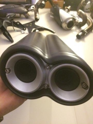 ปลายท่อเดิม Ducati monster 821