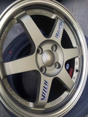 แม็กใหม่ทีอี37 ขอบ 15 ราคา 7500 พร้อมยางไทย 11700 บาท