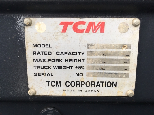 TCM รุ่น: FD25T3K