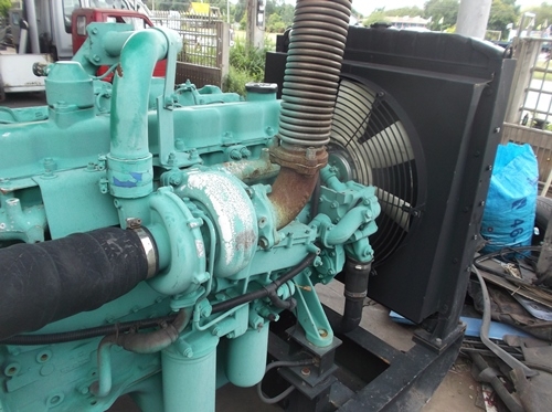 ขายเครื่องปั่นไฟ 140KVA  60HZ ญี่ปุ่น เครื่อง EP100 เทอร์โบ สภาพสวยมาก