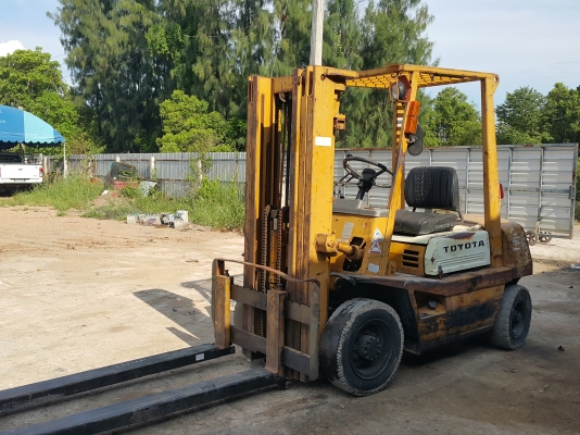 รถฟอร์คลิฟต์ TOYOTA 40-3FG20 รถเก่านอกนำเข้า ยังไม่เคยใช้งานในไทย ยก 2 ตัน เสาสูง 4 เมตร ยางตันหน้า-หลัง สภาพดี พร้อมใช้งาน มีเอกสารใบอินวอยซ์ มี VDO การทำงานให้ชม