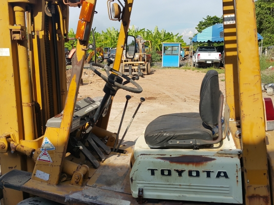 รถฟอร์คลิฟต์ TOYOTA 40-3FG20 รถเก่านอกนำเข้า ยังไม่เคยใช้งานในไทย ยก 2 ตัน เสาสูง 4 เมตร ยางตันหน้า-หลัง สภาพดี พร้อมใช้งาน มีเอกสารใบอินวอยซ์ มี VDO การทำงานให้ชม