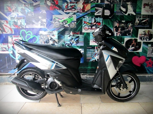 (ผ่อนได้)GT125 2017 สีน้ำเงินเทา ตัวท็อป ID Link start กุญแจรีโมท 35900