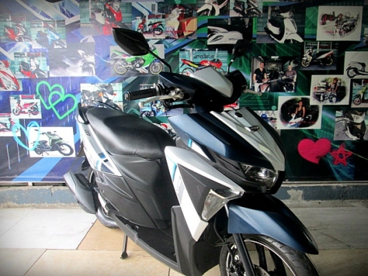 (ผ่อนได้)GT125 2017 สีน้ำเงินเทา ตัวท็อป ID Link start กุญแจรีโมท 35900