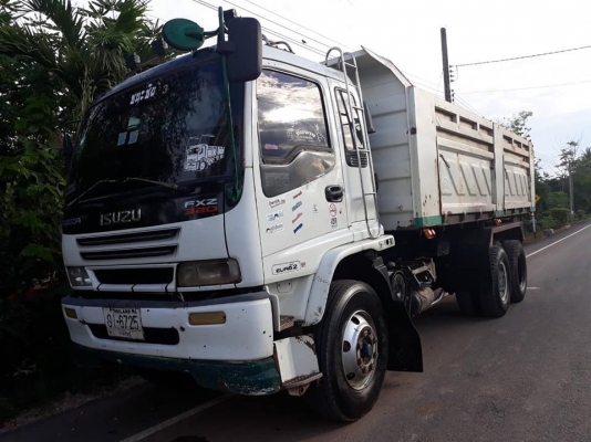 Isuzu 320 แรง ปี 51 maxload เครื่อง/เกียร์/คัสซีสวยพร้อมใช้ แม่เดี่ยวดัมพ์สามมิตร มีระบบลากพ่วง #เดิมๆหรือเก็บสีได้หมดค่ะ ทะเบียนพร้อม