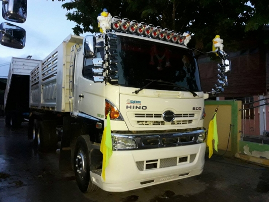 Hino 344 ปี 58 แม่ลูกดัมพ์สามมิตร เดิมๆ ไม่เคยทำสี พร้อมใช้งานสุดๆค่ะ #จะเดิมๆหรือให้ทำสีคุยได้นะคะ