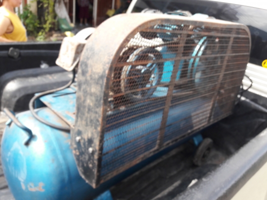 ขาย !! ปั้มลม.Unoair.ขนาด2แรง.มอเตอร์.มิตซู380v.พร้อมใช้งาน