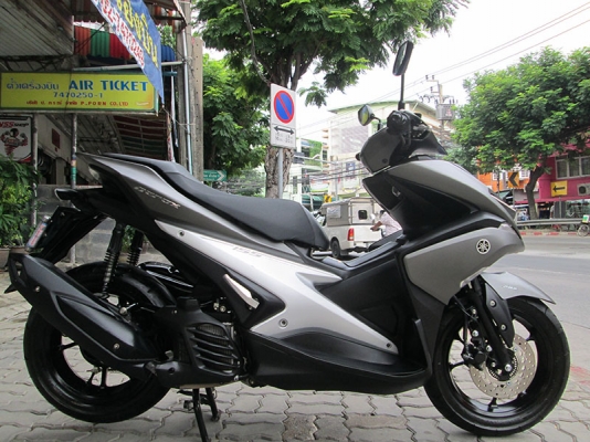 (โอนฟรี) ขาย Yamaha Aerox 155 CC ตัว ABS ปี 2017 ไมล์แท้ 6412 กม