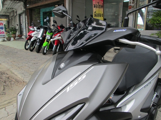 (โอนฟรี) ขาย Yamaha Aerox 155 CC ตัว ABS ปี 2017 ไมล์แท้ 6412 กม