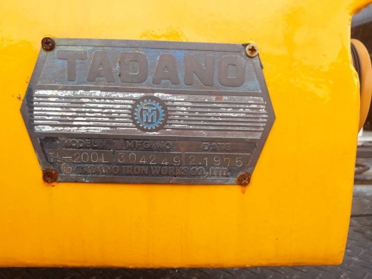 ขาย,เครน20 ton สวย TADANO TL200 มีเอกสาร,ทะเบียน,