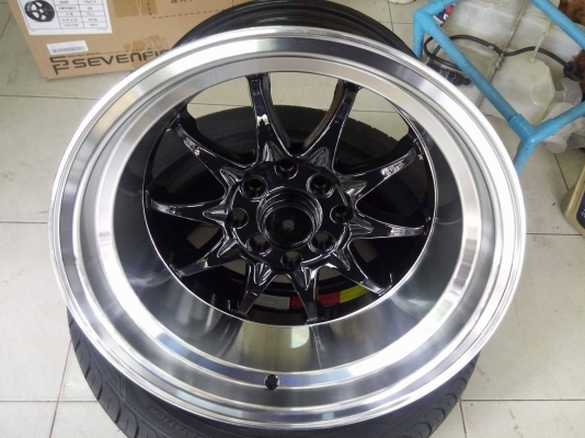 แม็กใหม่ขอบ 15 กว้างหน้า8 หลัง 9 ออฟ 0 ราคา 9500 บาท